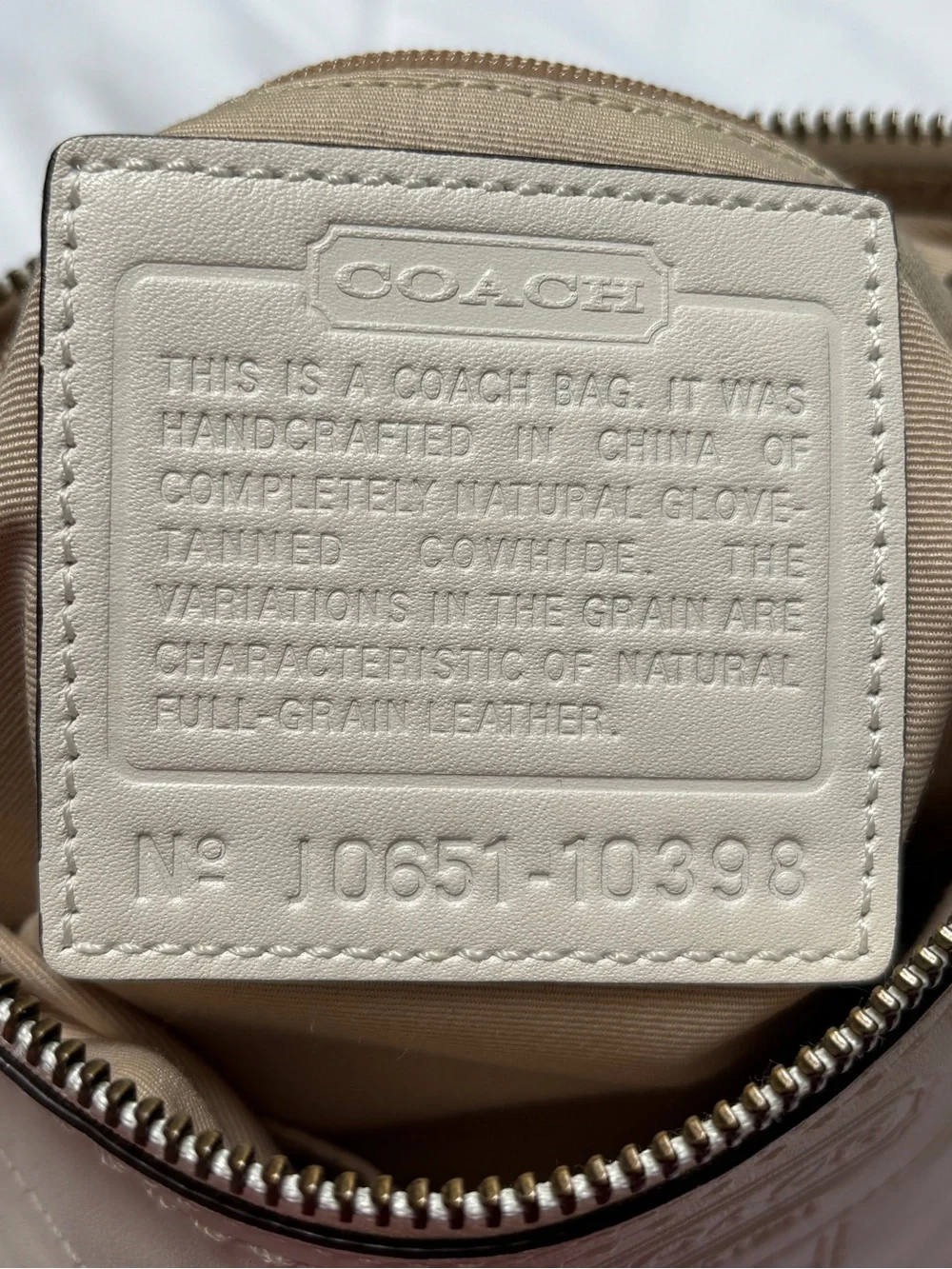Y2K Beauty- Coach Bleecker Slim Duffle Bag